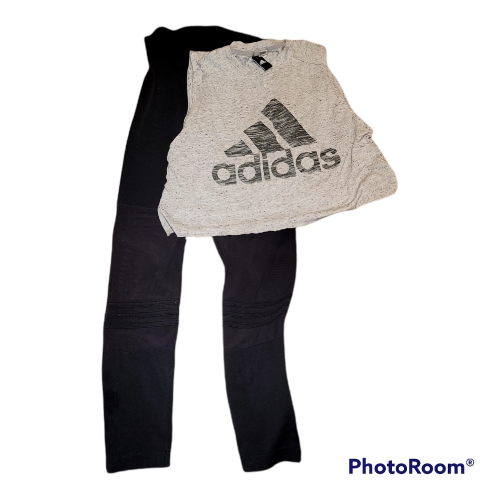 Adidas set leggings and shirt - Picture 2 of 3